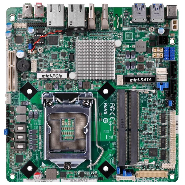 mini-ITX ASRock Ind. Series, Intel®H110 Chipset / Socket LGA 1151, LVDS / Motherboard