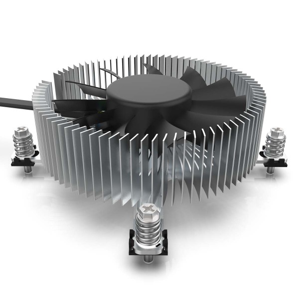 CPU Cooler, for LGA 115x/1200, with copper core / 90x90x30 mm, 84W TDP, inclusive backplate / CPU cooler