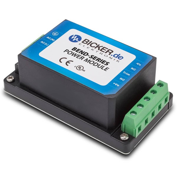Compact power module for DIN Rail / Chassis / 20W / 85-264VAC / +24V / AC-DC 