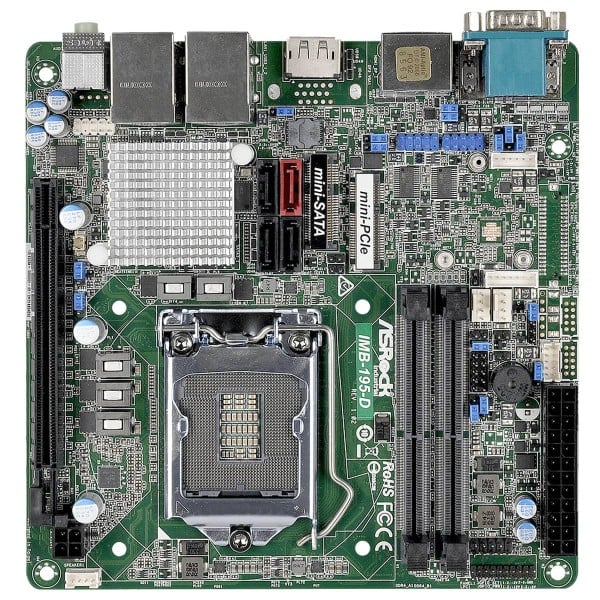 mini-ITX ASRock Ind. Series, Intel®H110 Chipset / Socket LGA 1151, 2 Display Port / Motherboard