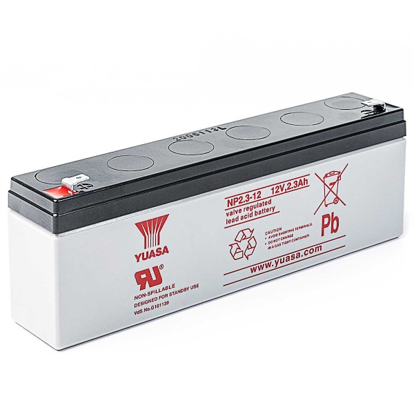 YUASA Industrial Battery / 12V / 2.3Ah / lead acid battery / VRLA / accu