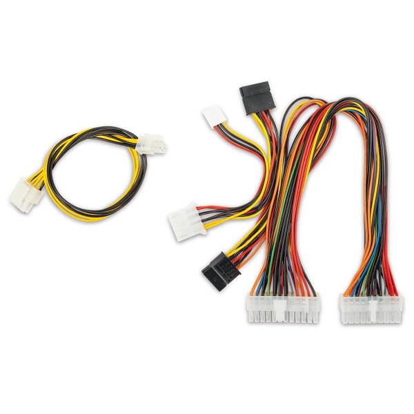Cable harness for ATX DC/DC converter / 300mm / 20+4 / 2x SATA / HDD / FDD and P4 / P4+P4 / cable UL 1007