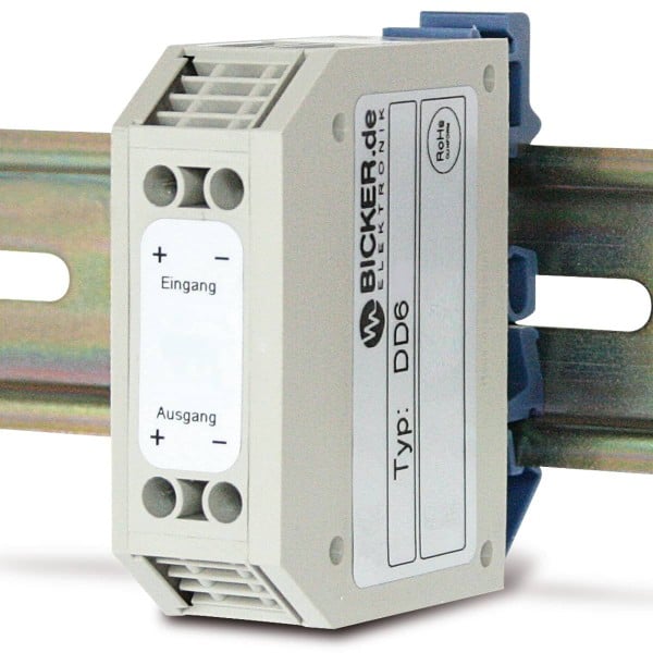DC/DC converter modules with DIN-rail mounting / 5W / 9-36V / 10V 500mA / galvanic isolation 