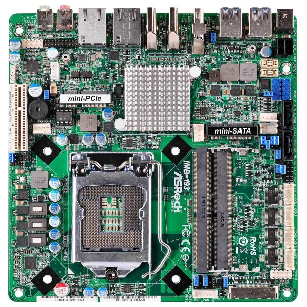 mini-ITX ASRock Ind. Series, Intel®H110 Chipset / Socket LGA 1151 / Motherboard