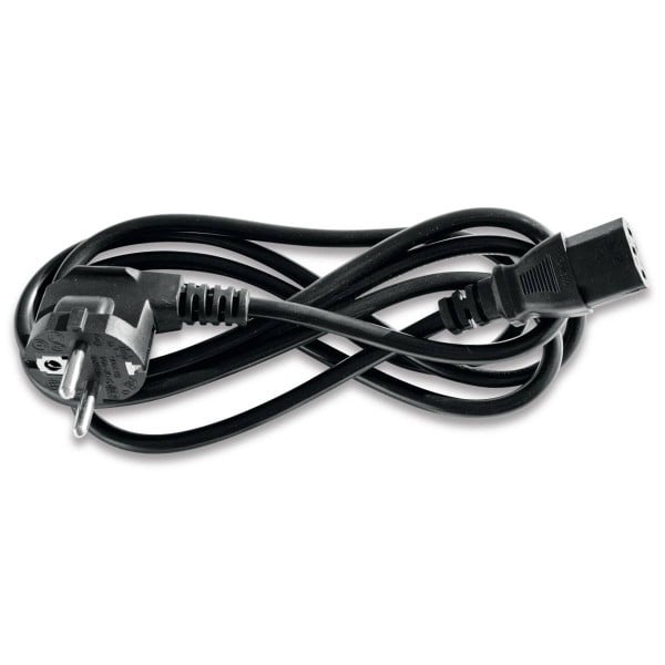 Power cord / IEC-320-C13 / H05VV-F / 3G 0,75mm² / black / 1800mm / AC cable