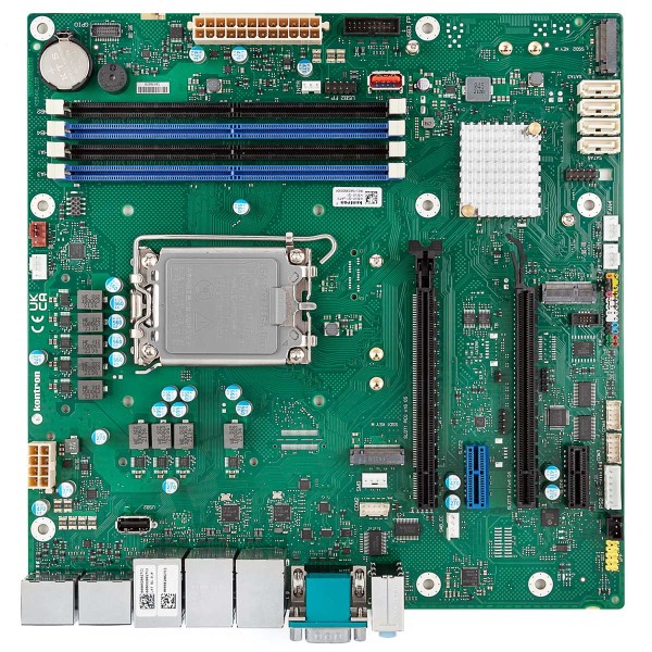 µATX Kontron Industrial Series, Intel®Q670E / Alder Lake, Socket: LGA 1700 / Motherboard