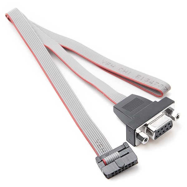 Schnittstellenkabel / IDC 2.0 - SUB-D / IDC connector (p2.0) - SUB-D / 9 pol / 500 mm / Kabel UL 2651